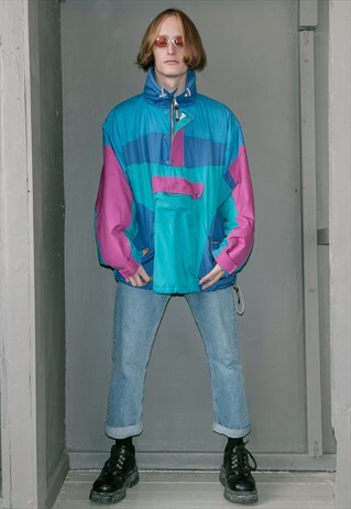 VINTAGE NEON PUFF ANORAK