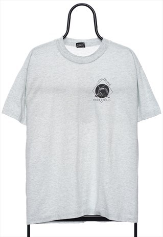 Vintage 90s Briggs Dance Single Stitch Grey TShirt Mens