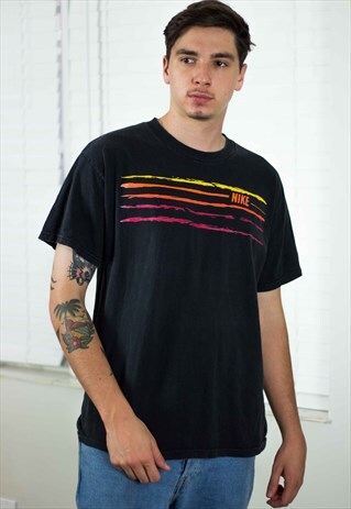 VINTAGE NIKE T-SHIRT LOGO 90S L 7.1