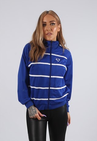 VINTAGE NIKE TRACK TOP JACKET SPORTS TOP UK 8 - 10 (9B1A)