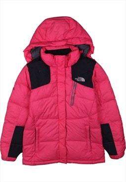Vintage 90's The North Face Puffer Jacket Hooded Nuptse Pink