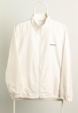 Vintage Reebok Sportswear Shell Jacket Logo White
