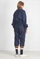 VINTAGE BLUE COLMAR CAPRI COVERALL ALL IN ONE TRACKSUIT