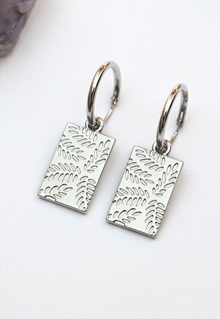 SILVER BOTANIC EARRINGS