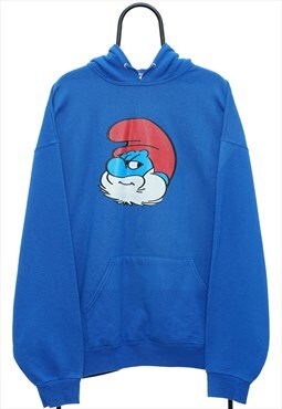 The Smurfs Graphic Blue Hoodie Womens