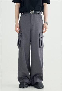 Women's Design Large Pocket Cargo Pants S VOL.4