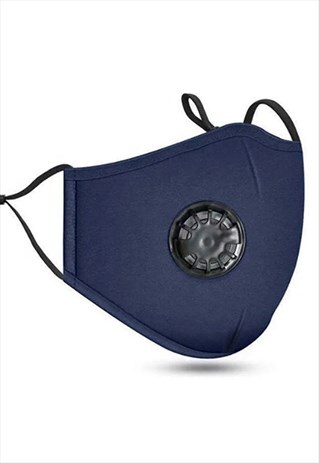 UNISEX REUSABLE & WASHABLE NAVY FACE MASKS
