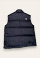 VINTAGE Y2K BLACK THE NORTH FACE NUPSTE SLEEVELESS PUFFER