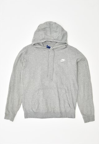 VINTAGE NIKE HOODIE JUMPER GREY