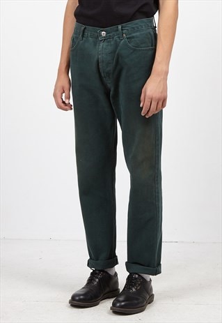 VINTAGE GREEN LEVI'S 501 FIT DENIM JEANS