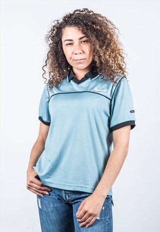 VINTAGE NIKE SPORTS T-SHIRT IN BLUE