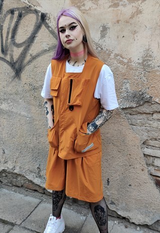 CARGO POCKET INDUSTRIAL GILET UTILITY PREMIUM VEST JACKET
