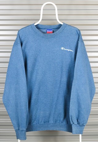 CHAMPION SWEATSHIRT BLUE MEDIUM