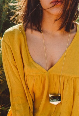 RESIN GREEN LONG NECKLACE GIRLFRIEND CHRISTMAS GIFT CHEAP