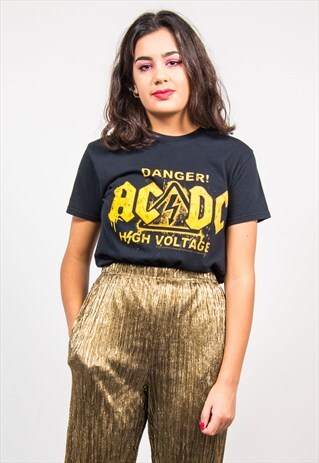 VINTAGE 90'S ROCK ACDC BAND T-SHIRT