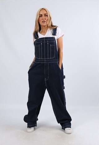 VINTAGE GRAVEL GEAR DENIM DUNGAREES PLUS SIZE 18 2XL (AAB)
