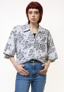 80s Vintage Abstract Pattern Summer Festival Shirt 19128