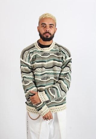 VINTAGE COOGI STYLE COSBY KNITTED SWEATSHIRT