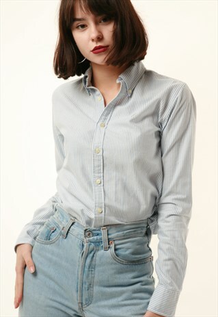 90S VINTAGE RALPH LAUREN STRIPED SHIRT 1212