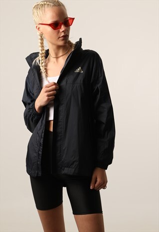 VINTAGE ADIDAS LIGHTWEIGHT WINDBREAKER FESTIVAL JACKET