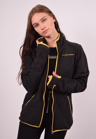 VINTAGE NIKE FLEECE JACKET BLACK