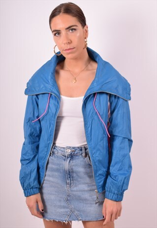 DIESEL WOMENS VINTAGE TRACKSUIT TOP JACKET SMALL MULTI 90S