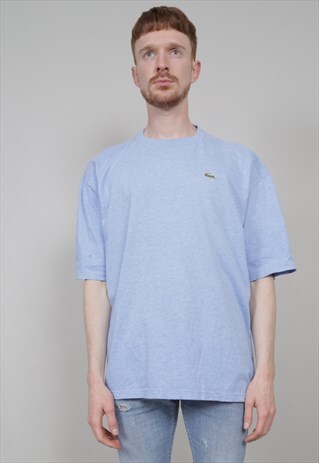 VINTAGE 90'S LACOSTE BLUE MARL T-SHIRT