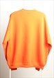 VINTAGE LEE CREWNECK SWEATSHIRT ORANGE