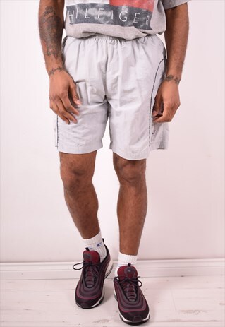 LOTTO MENS VINTAGE SHORTS MEDIUM GREY 90S