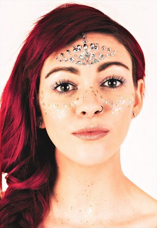 FREE SPIRIT - SILVER ONE PIECE FESTIVAL FACE GEM