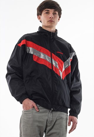VINTAGE ADIDAS ORIGINALS TRACKSUIT 90S BLACK RED