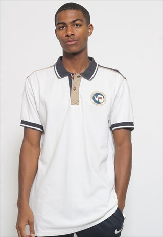 VINTAGE NAPAPIJRI POLO SHIRT WHITE