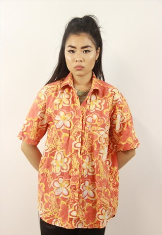 VINTAGE FLORAL PATTERNED SHIRT