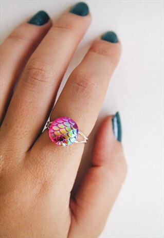 PINK MERMAID RING