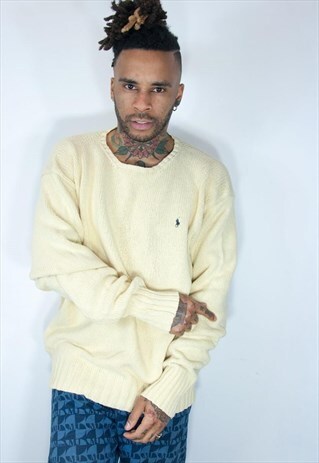RALPH LAUREN EMBROIDED COTTON SWEATSHIRT