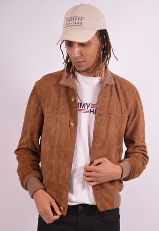 VINTAGE SUEDE JACKET BROWN