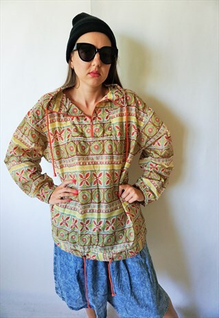 VINTAGE WINDBREAKER PARACHUTE TRACKSUIT SPORTS JACKET RUN
