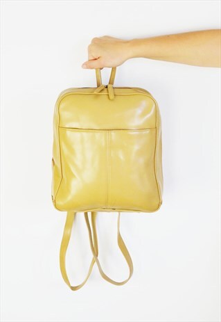 BEIGE BACKPACK / RUCKSACK BAG