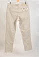 VINTAGE 90'S TROUSERS IN BEIGE