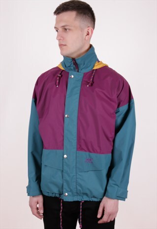 90S VINTAGE HELLY HANSEN RAINPROOF SHELL JACKET AA9914