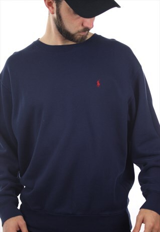 VINTAGE RALPH LAUREN SMALL LOGO SWEATSHIRT JUMPER