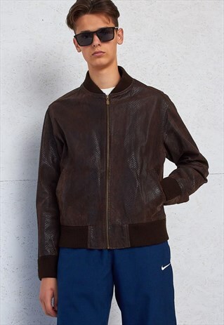 VINTAGE BROWN LEATHER JACKET