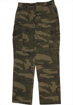 Vintage 90's Mossissie Trousers / Pants Camo Straight Leg