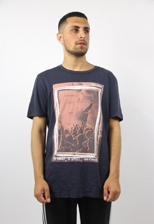 VINTAGE HUGO BOSS PRINTED T-SHIRT