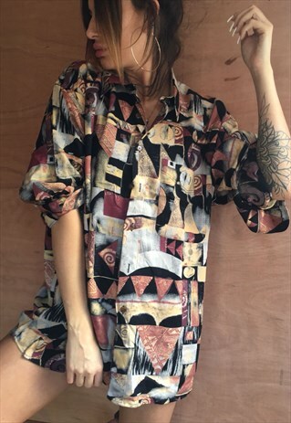 OVERSIZED RETRO 90S 80S VINTAGE UNISEX FESTIVAL SHIRT