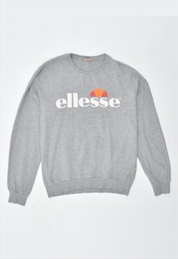 Vintage 00's Y2K Ellesse Sweatshirt Jumper Grey