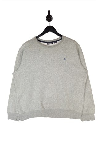 Men's Timberland Sport Logo Sweatshirt In Grey Size XL