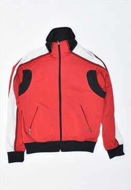 Vintage 90's Diadora Tracksuit Top Jacket Red