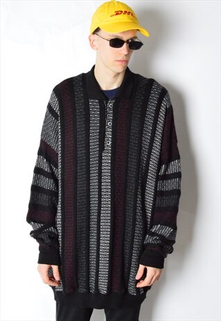VINTAGE 90S WOOL BLEND SLOUCHY JUMPER