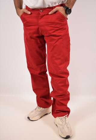 Vintage Napapijri Trousers Red | Messina Hembry Clothing | ASOS Marketplace